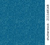 seamless pattern. computer... | Shutterstock .eps vector #211168168