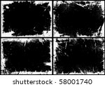 grunge background. vector. | Shutterstock .eps vector #58001740