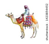 Painting Arabian Man Riding A...