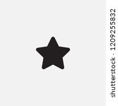 star icon template design | Shutterstock .eps vector #1209255832