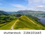 Hiking Trail Up Catbells In The ...