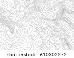 topographic map background... | Shutterstock .eps vector #610302272