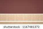 red brown wall with wood wall... | Shutterstock . vector #1167481372