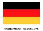 germany flag vector. germany... | Shutterstock .eps vector #561051895