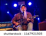 Small photo of Once In A Blue Moon Festival Amsterdamse Bos, Amsterdam. The Netherlands August 25th 2018. Concert of Seasick Steve