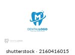 m logo dentist for branding... | Shutterstock .eps vector #2160416015