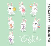 Happy Easter Greeting Card With ...