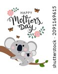 happy mother's day greeting... | Shutterstock .eps vector #2091169615