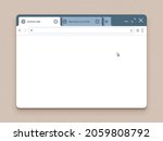 web browser with tabs mockup.... | Shutterstock .eps vector #2059808792