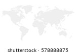 pictogram   world map  line ... | Shutterstock . vector #578888875