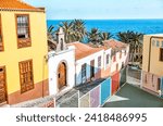 Small photo of La Palma, Spain- December 26, 2023: Streetscapes and rustic scenery in the town of San Andres on the island of La Palma in Spain's Canary Islands