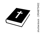 Bible Book Icon. Christian...