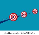 businessman team to target... | Shutterstock .eps vector #626630555