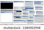 old user interface. retro... | Shutterstock .eps vector #1384502948