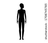 front view human body... | Shutterstock .eps vector #1708745785