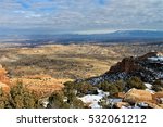 Landscape of the Winter at Grand Junction, Colorado with snow image