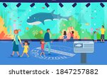 aquarium  vector illustration.... | Shutterstock .eps vector #1847257882