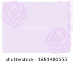 hand drawn rustic florals on... | Shutterstock .eps vector #1681480555