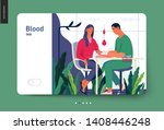 medical tests template   blood... | Shutterstock .eps vector #1408446248