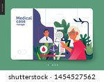 medical insurance template ... | Shutterstock .eps vector #1454527562