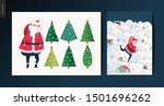 merry christmas and happy new... | Shutterstock .eps vector #1501696262