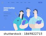 medical insurance  internship... | Shutterstock .eps vector #1869822715