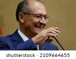Small photo of salvador, bahia, brazil - june 7, 2018: Geraldo Alckmin, former governor of the state of Sao Paulo receives the title of citizen of Bahia at the Legislative Assembly of Bahia in Salvador.