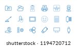 computer icon. collection of 18 ... | Shutterstock .eps vector #1194720712