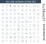 icons. trendy 100 icons.... | Shutterstock .eps vector #1279782772
