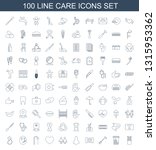 care icons. trendy 100 care... | Shutterstock .eps vector #1315953362