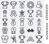 champion icons set. set of 25... | Shutterstock .eps vector #635405255