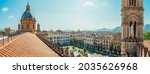 Panoramic View At Palermo From...