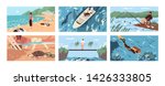 collection of scenes with... | Shutterstock .eps vector #1426333805
