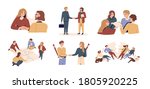 set of bad  failed or... | Shutterstock .eps vector #1805920225