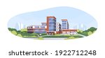 modern building exterior of... | Shutterstock .eps vector #1922712248
