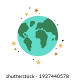 abstract earth globe with... | Shutterstock .eps vector #1927440578
