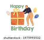 happy birthday concept with... | Shutterstock .eps vector #1975993532