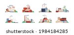 set of power stations and... | Shutterstock .eps vector #1984184285