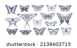 Butterflies In Vintage Style...
