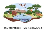 ecosystem  biodiversity concept.... | Shutterstock .eps vector #2148562075