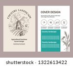 template layout design with... | Shutterstock .eps vector #1322613422