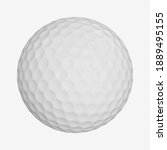 3d Rendering Golf Ball Isolated ...