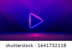 play button on abstract purple... | Shutterstock .eps vector #1641732118