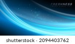 blue dynamic energy curves.... | Shutterstock .eps vector #2094403762