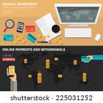 flat design concepts for... | Shutterstock .eps vector #225031252