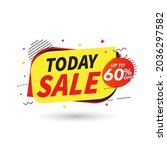 sale and special offer tag ... | Shutterstock .eps vector #2036297582