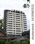 Small photo of Central Headquarters of Cheondogyo(Suun Hall) in Seoul, Korea-July 20, 2019 : It is located in Jongro-gu. 천도교(Cheondogyo) is one of the traditional Korean religions.