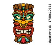 illustration of tiki tribal... | Shutterstock .eps vector #1788610988