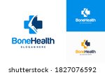 knee bone logo designs concept  ... | Shutterstock .eps vector #1827076592