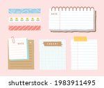 cute memo template. a... | Shutterstock .eps vector #1983911495
